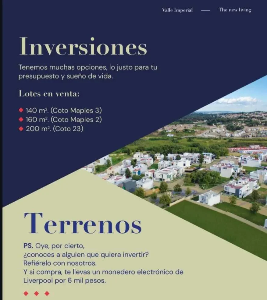 VENTA DE TERRENO EN VALLE IMPERIAL - foto 4